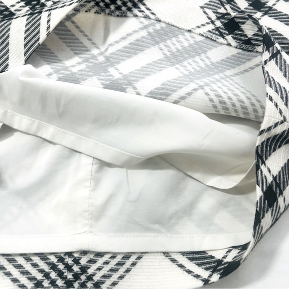 White House Black Market Women’s Size 8 Wool Blend Plaid Pencil Skirt Business - Picture 6 of 9